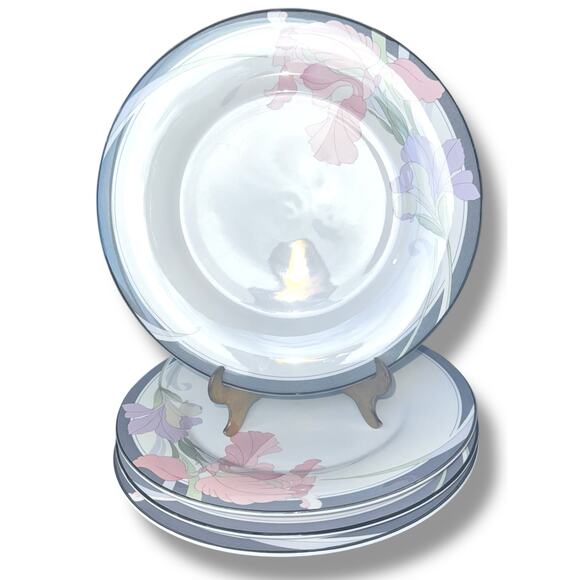 Vintage New Decade by Noritake Cafe Du Soir Set of 4 Dinner Plates - Picture 1 of 5